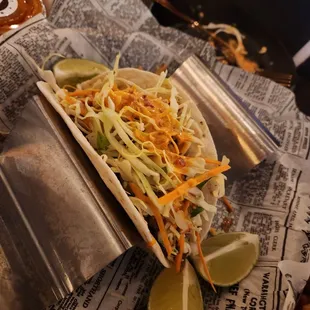 The Bulgogi taco just seems so wrong, and yet it is so good.