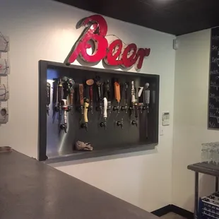 17 beers on tap and 12 wines available by the glass!