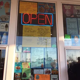 More menu info