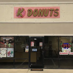 the front of the store