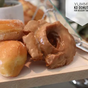 Fluffy donuts perfect for a dessert table