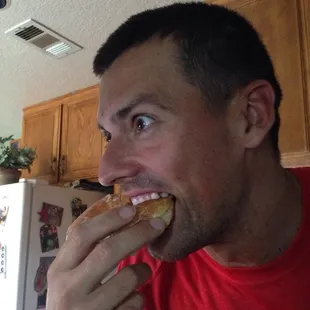 What a champ eats when he&apos;s not training!