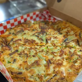 #11 Seafood pancake $12.99