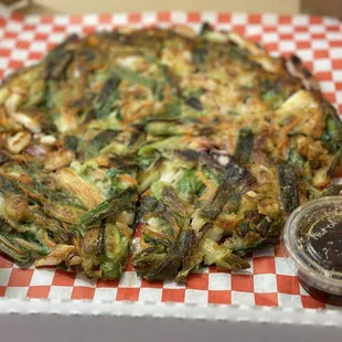 Seafood pancake