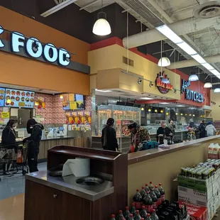 Food court inside 99 ranch market.