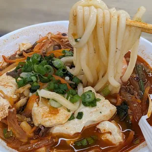 Spicy Tofu Udon - Anne