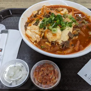 Spicy Tofu Udon - Anne