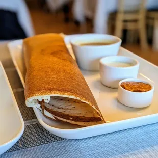 Chicken Tikka Dosa - it was beyond incredible! IG - @bilalandjesseatfood