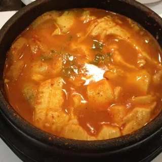 Mushroom Soft Tofu Soup /