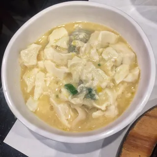Dumpling Soft Tofu Soup /