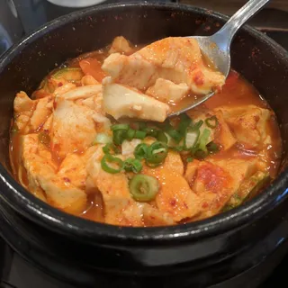 Vegetable Soft Tofu Soup /