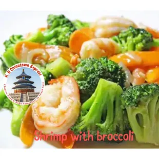 Shrimp with broccoli