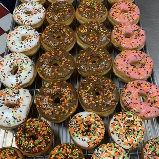 a variety of doughnuts