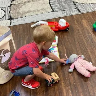 Keeping the littles occupied while grandma shops!