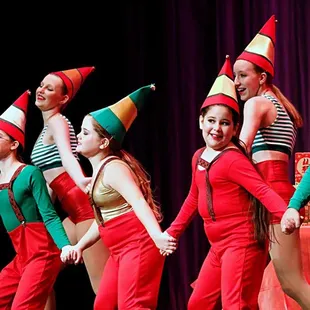 Elves at our holiday show