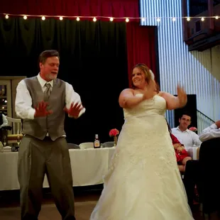 So much fun dancing with my Dad.