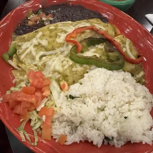 Vegetable enchiladas