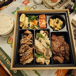Deluxe meal for 2. Well worth the price.