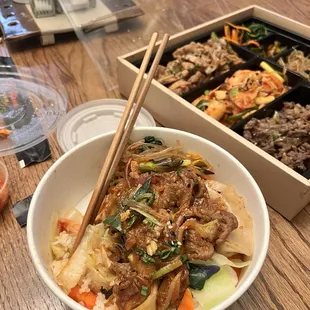 Spicy pork PAPA bowl