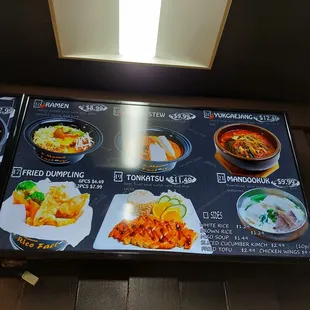  variety of food items