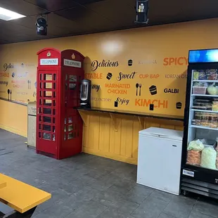 Entrance of the restaurant.