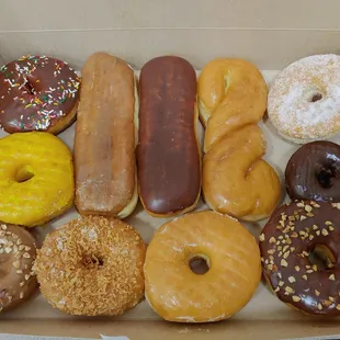 a variety of doughnuts