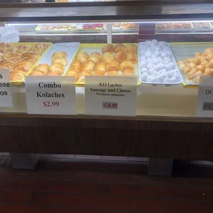 Kolaches and donut holes. Mmm