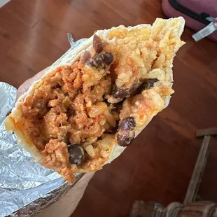 Spicy Pork Burrito