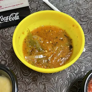 Special request "hot salsa".