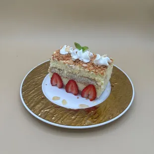 Almond lady finger cake not too sweet!