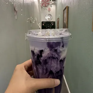 Ube coconut coffee