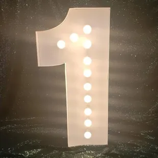 Giant Light Up Numbers