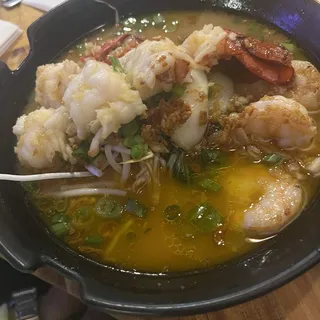 LOBSTER GARLIC MISO SOUP