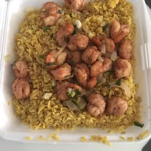 Sautéed Shrimp fried rice