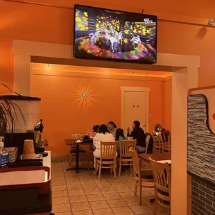 Inside and tv