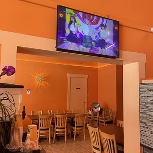 Inside and tv