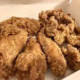 6. Crispy Fried Chicken (wings and boneless mix)