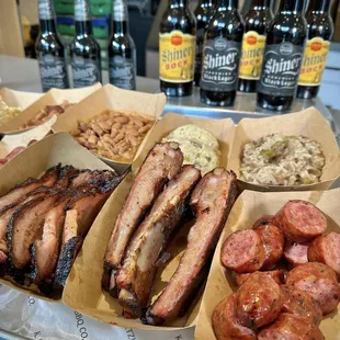 Brisket, ribs, sausage and all the sides!