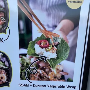 Vegetarian options too