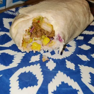 Korean Bulgogi Beef Burrito