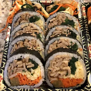 Spicy o-deng (fish cake) kimbop