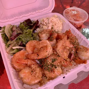 Garlic Shrimp Plate