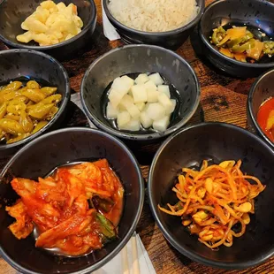 Assorted side dishes