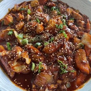 Spicy Chicken (Buldak) Plate