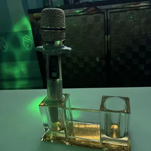 Fancy mic stands and really good quality mic