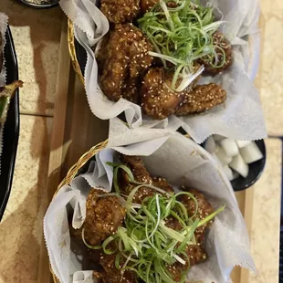 Soy garlic chicken wings