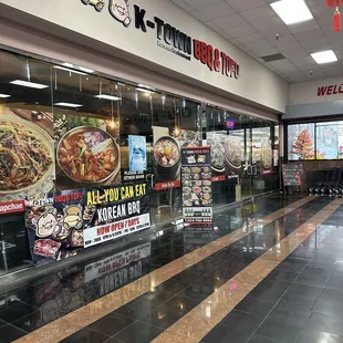 Front of restaurant