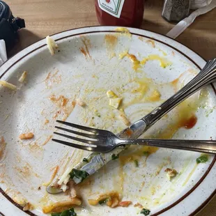 Food was so delicious we ate all of it!!