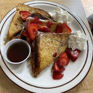 Nutella Stuffed French Toast
