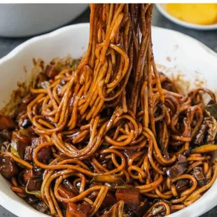 Black bean noodles